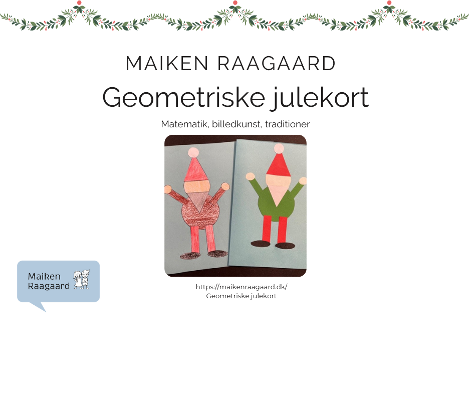 Geometriske julekort facebook